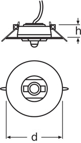 OSRAM Anwesenheitssensor IP20 LS/PD MULTI3 CI