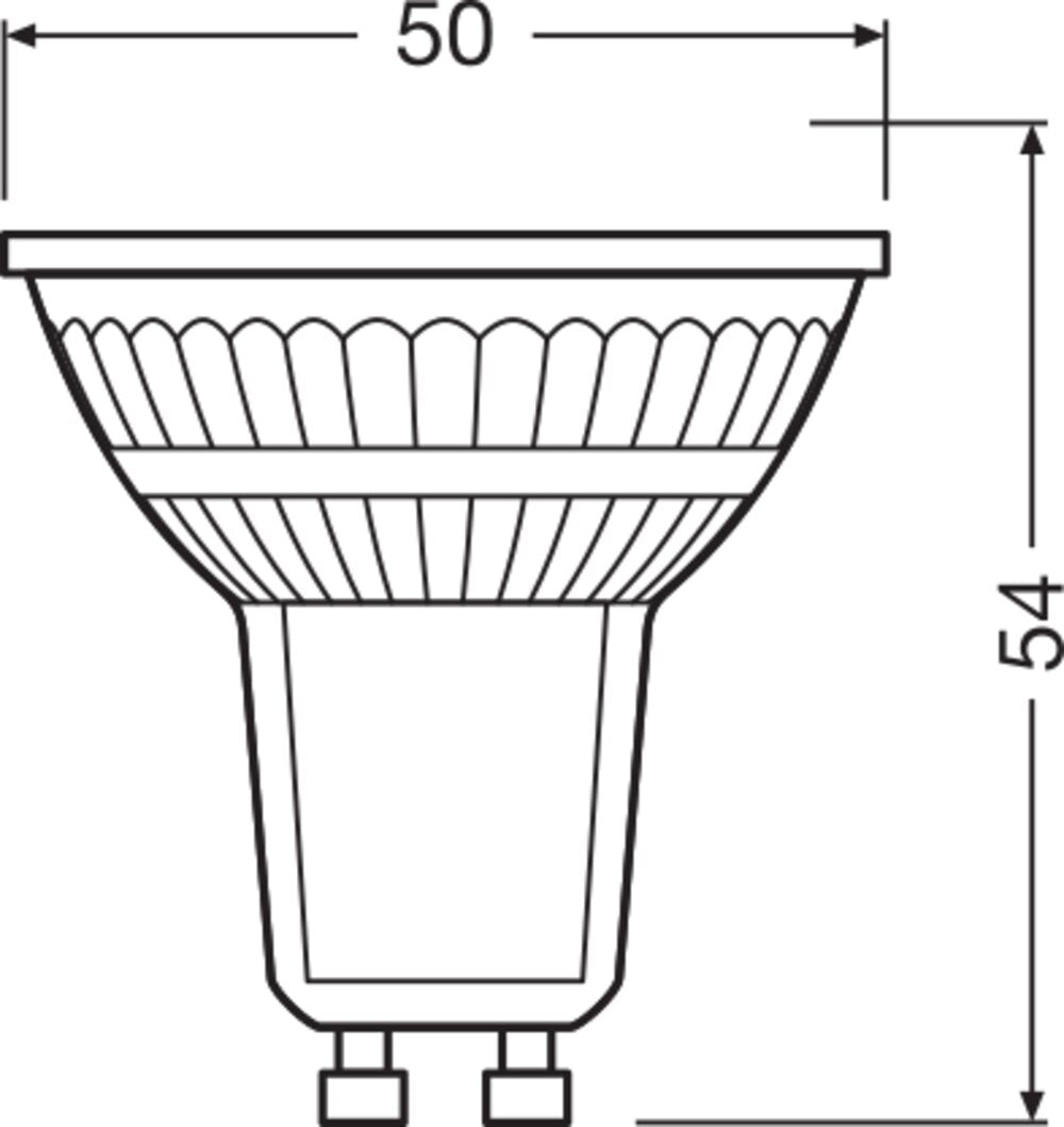OSRAM LED-Reflektorlampe GU10 PAR16 3,7W LED Star PAR 16 50 36° 3.7W 827 GU1 PAR1