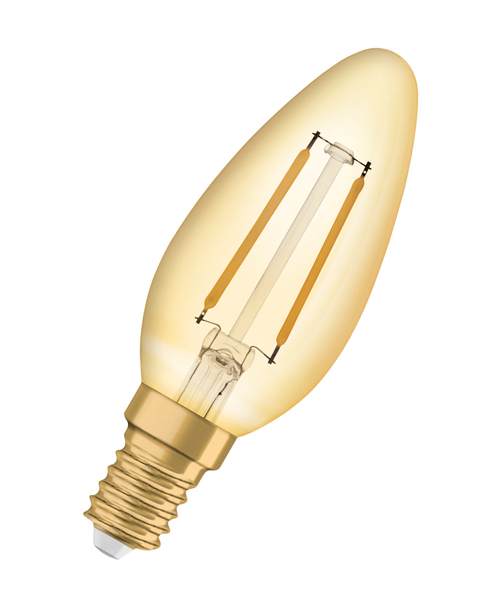 OSRAM LED-Kerzenlampe FM E14 2,5W 2400K Vintage 1906 Classic B 22 Fil 2.5W go G