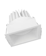 LEDVANCE LED-Einbaustrahler 8W Konv 1LED SPOT SQUARE DK ADJ 8 W 3000 K WT ws ws