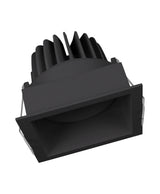 LEDVANCE LED-Einbaustrahler 8W Konv 1LED SPOT SQUARE DK ADJ 8 W 3000 K BK sw ws