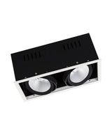 LEDVANCE LED-Einbaustrahler 2x30W Konv SPOT MULTI 2 x 30W 3000K FL WT/BK 2LEDs