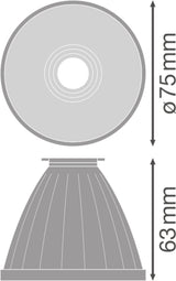 LEDVANCE Reflektor 15° si sym direkt glz TRACK SP REFLECTOR D85 SP Kst