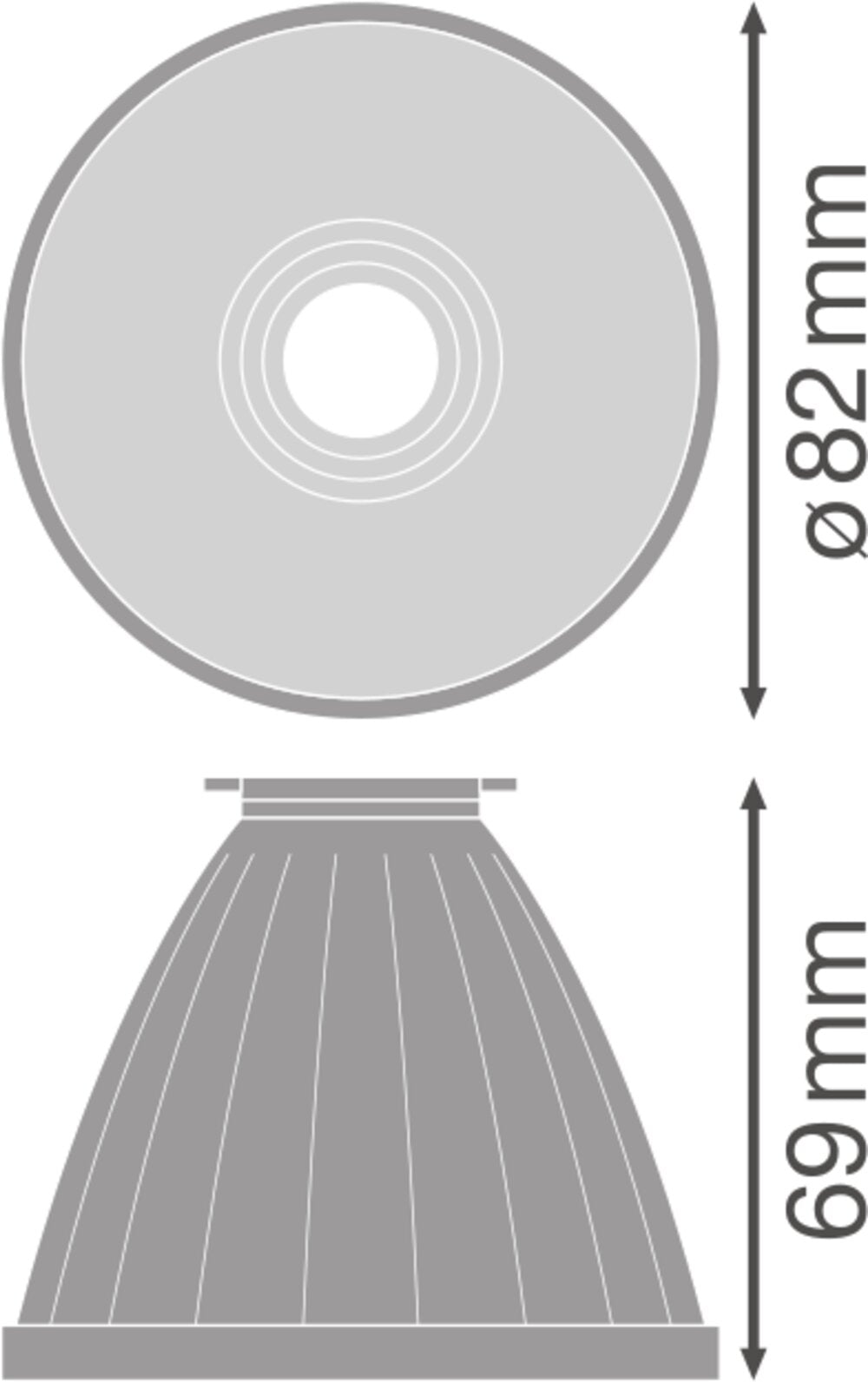 LEDVANCE Reflektor 15° si sym direkt glz TRACK SP REFLECTOR D95 SP Kst