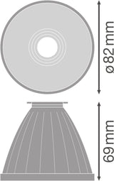 LEDVANCE Reflektor 15° si sym direkt glz TRACK SP REFLECTOR D95 SP Kst