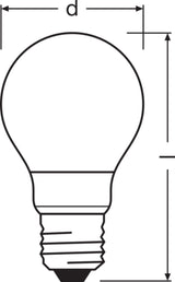 LEDVANCE LED-Lampe FM E27 A75 7,5W 2700K SMART+ Filament Classic Dim 75 7.5 ws D
