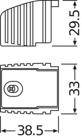 OSRAM Zugentlastung Ersatzteil Optotronic OT CABLE CLAMP D-STYLE