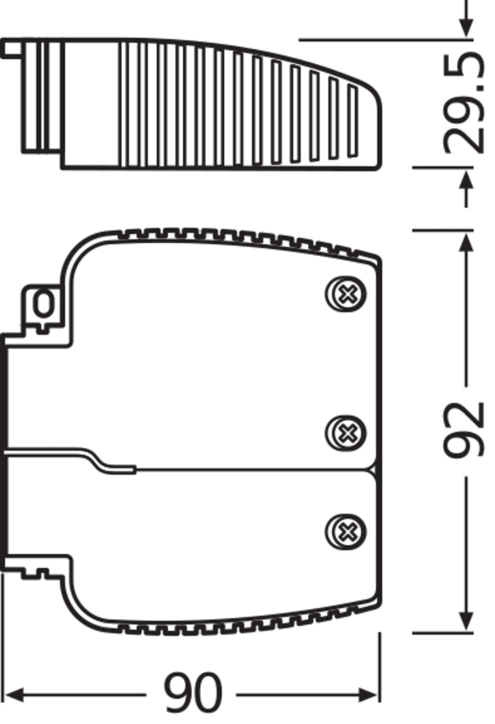 OSRAM Zugentlastung Ersatzteil Optotronic OT CABLE CLAMP B-STYLE TL