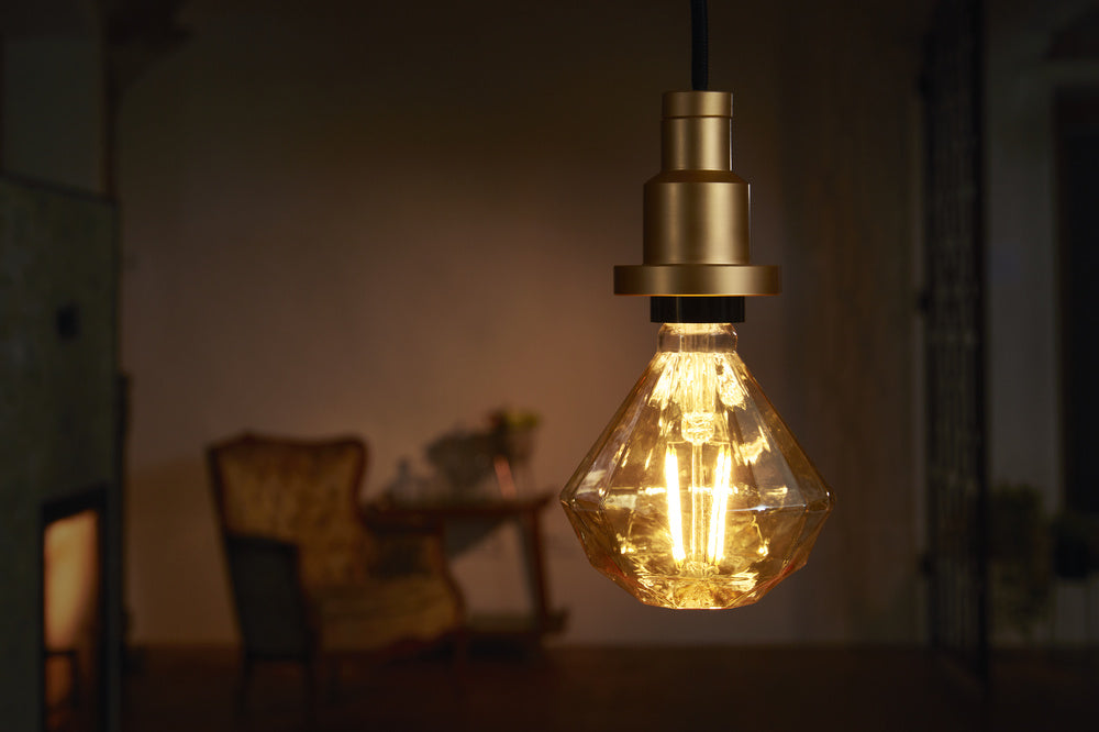 OSRAM LED-Kerzenlampe FM E27 4,5W 2400K Vintage 1906 Edison 40 Fil Diamond 470lm