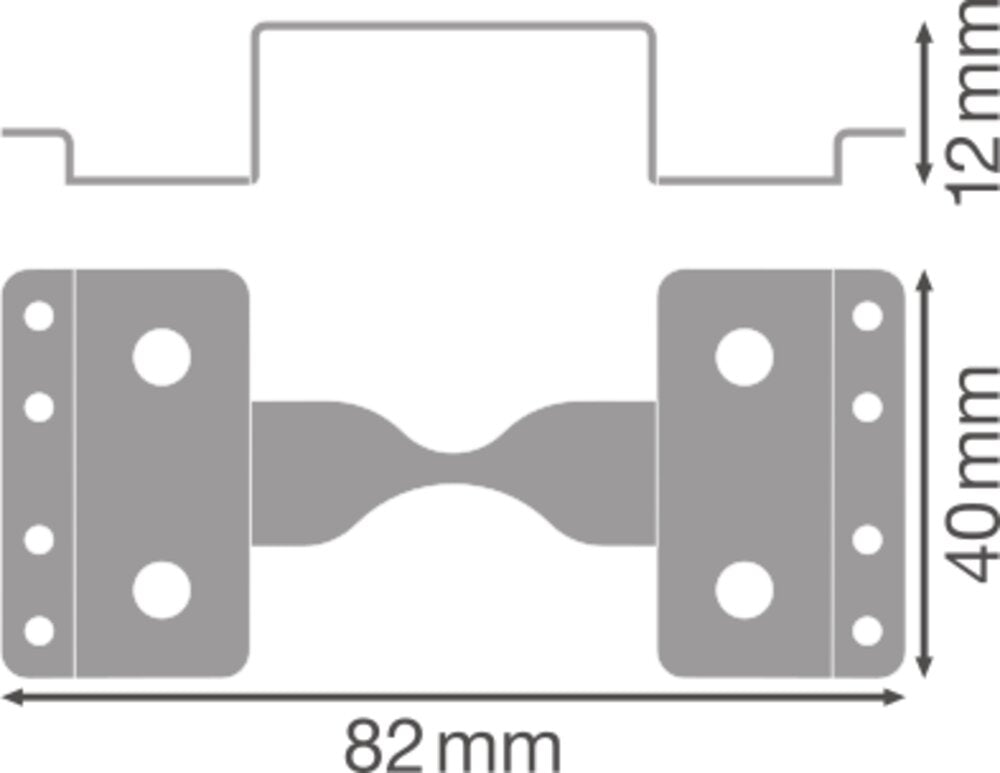 LEDVANCE Kupplung/Verbinder ger si ST LN INDV Lightline Connector