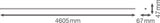 LEDVANCE Tragschiene Lichtband 210W IP20 TruSys ENERGY RAIL DALI 4500 7X2 3-längi
