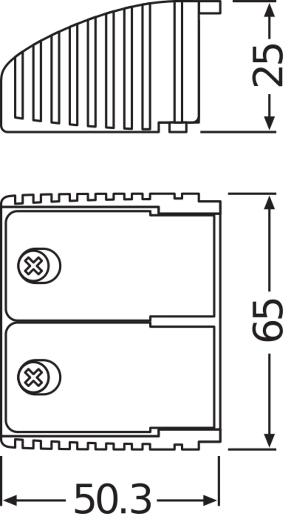 OSRAM Zugentlastung Ersatzteil Optotronic OT CABLE CLAMP A-STYLE