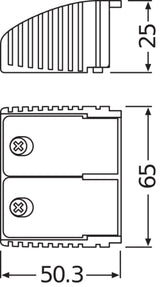OSRAM Zugentlastung Ersatzteil Optotronic OT CABLE CLAMP A-STYLE
