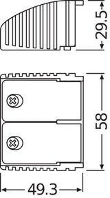 OSRAM Zugentlastung Ersatzteil Optotronic OT CABLE CLAMP B-STYLE