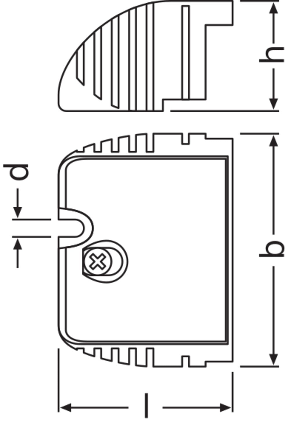 OSRAM Zugentlastung Ersatzteil Optotronic OT CABLE CLAMP F-STYLE