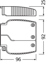 OSRAM Zugentlastung Ersatzteil Optotronic OT CABLE CLAMP A-STYLE TL