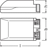 OSRAM LED-Steuerung 19W 350mA 54V dim Optotronic OTe 18/220-240/350 PC dim