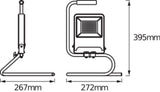 OSRAM-LEDVANC LED-Bauleuchte 50W IP65 4000K 4500lm Alu