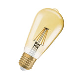 OSRAM LED-Lampe FM E27 6,5W 2400K go E Vintage 1906 Edison 55 Fil DIM 6.5W 725l