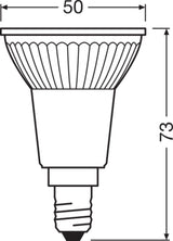 LEDVANCE LED-Reflektorlampe E14 PAR16 ws LED PAR16 50 36° P 3.7W 827 E14 PAR16 E