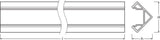LEDVANCE Profil gr 2000x18x18mm IP00 LS AY -PM06/E/18X18/12/2 Ersatzteil