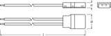 LEDVANCE Kupplung/Verbinder flex mehrf LS AY -CP/P2/500/P 2x0,5qmm 500mm