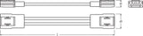 LEDVANCE Kupplung/Verbinder flex mehrf LS AY -CSW/P2/50 2x0,5qmm 150mm