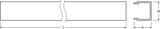 LEDVANCE Abblendung ws sym direkt Kst LS AY -PC/W01/C/1 1000x26,3x17,7mm
