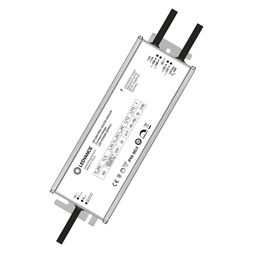 LEDVANCE LED-Steuerung 100W 24V 1-10V DR DIM-PFM -100/220-240/24/P IP66 stat