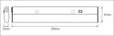 LEDVANCE LED-Lichtleiste 6W 3000K 480lm Linear LED Flat Eco 6W 830 EVG IP20 si