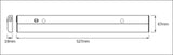 LEDVANCE LED-Lichtleiste 12W 4000K EVG Linear LED Flat Sensor 12W 840 IP20 si