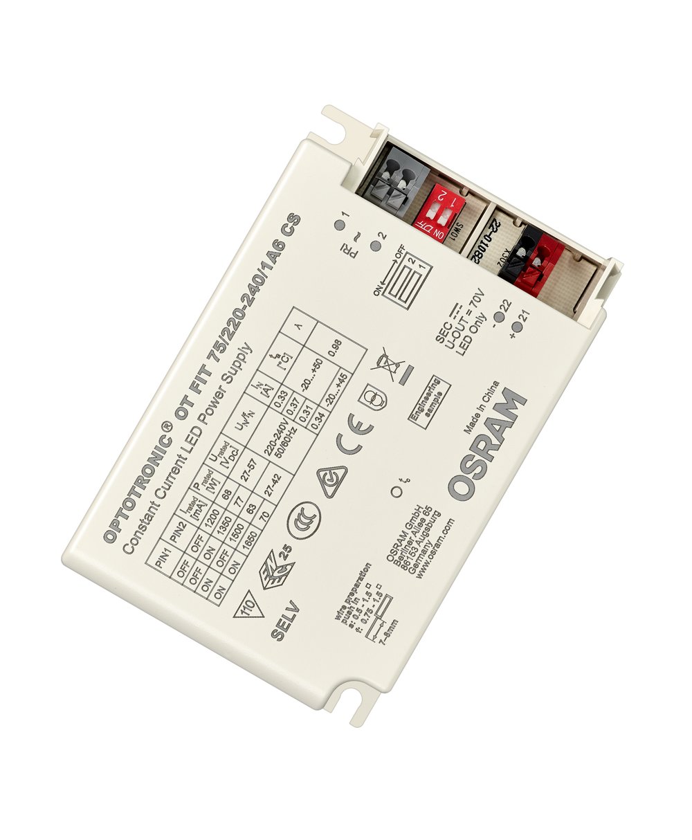 OSRAM LED-Trafo 32,5-77W 1000mA 42V IP20 Optotronic OT FIT 75/220-240/1A6 CS Kstg