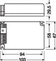 OSRAM LED-Trafo 32,5-77W 1000mA 42V IP20 Optotronic OT FIT 75/220-240/1A6 CS Kstg