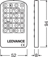 LEDVANCE Fernbedienung Funk 1f sw Connected SENSOR REMOTE CONTROL vorprogr