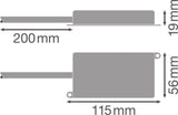 LEDVANCE Befestigungsset ws ST L115mm CONNECTOR BOX 5POLE L/N/E/D+/D- 4x B56mm