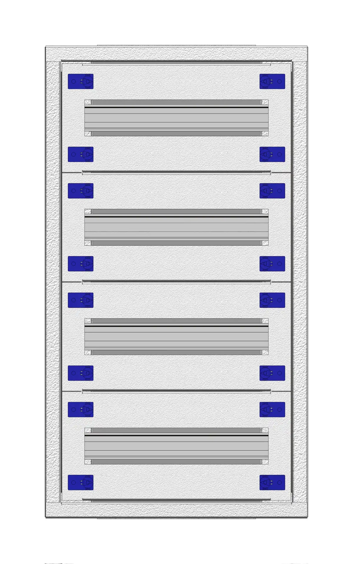 Aufputz-Feldverteiler 1A-12K, H640B380T180mm