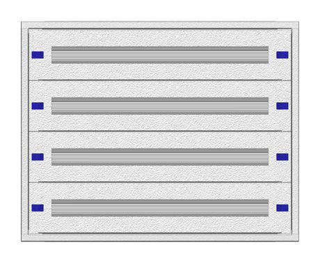 Aufputz-Feldverteiler 3A-12K, H640B810T180mm