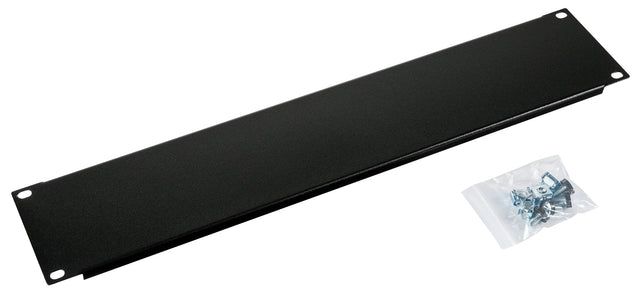 Blindplatte Stahl, 19", 2HE, RAL9005