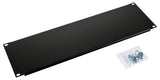 Blindplatte Stahl, 19", 3HE, RAL9005