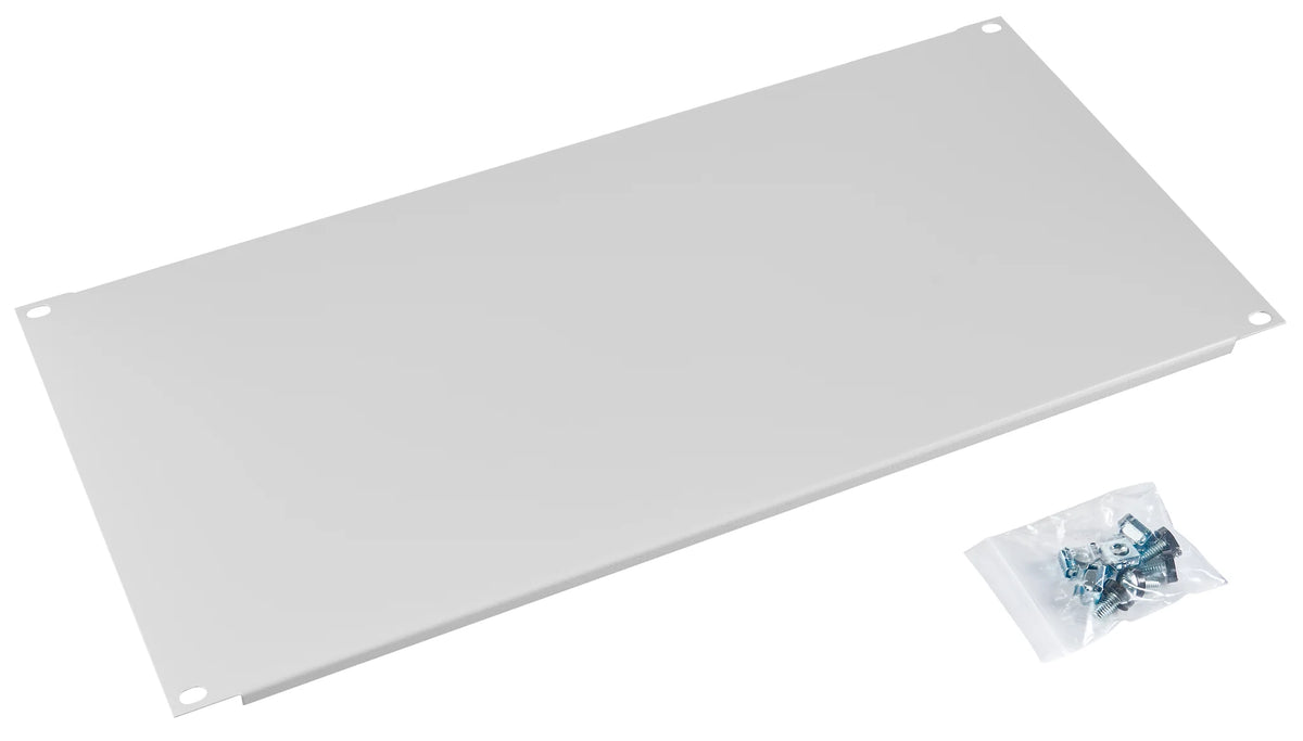 Blindplatte Stahl, 19", 5HE, RAL7035