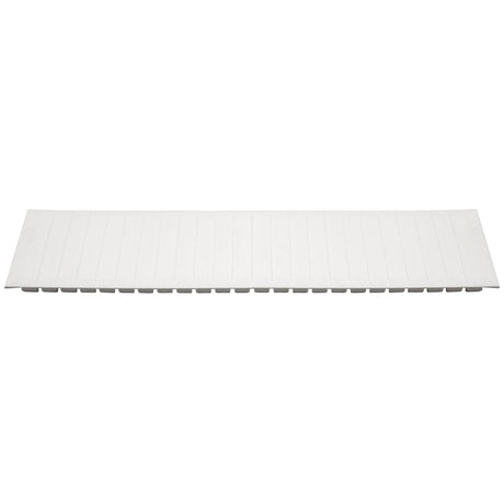 Blindstreifen gerippt, 12TE, weiß (10er-Pack)