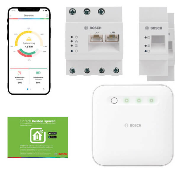 Bosch Energiemanager-Set 1 für Wärmepumpen mit PV ohne Fronius ohne Speicher