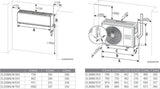Bosch Single-Split-Klimagerät CL3200i-Set 70 WE Außen- und Inneneinheit, 7 kW