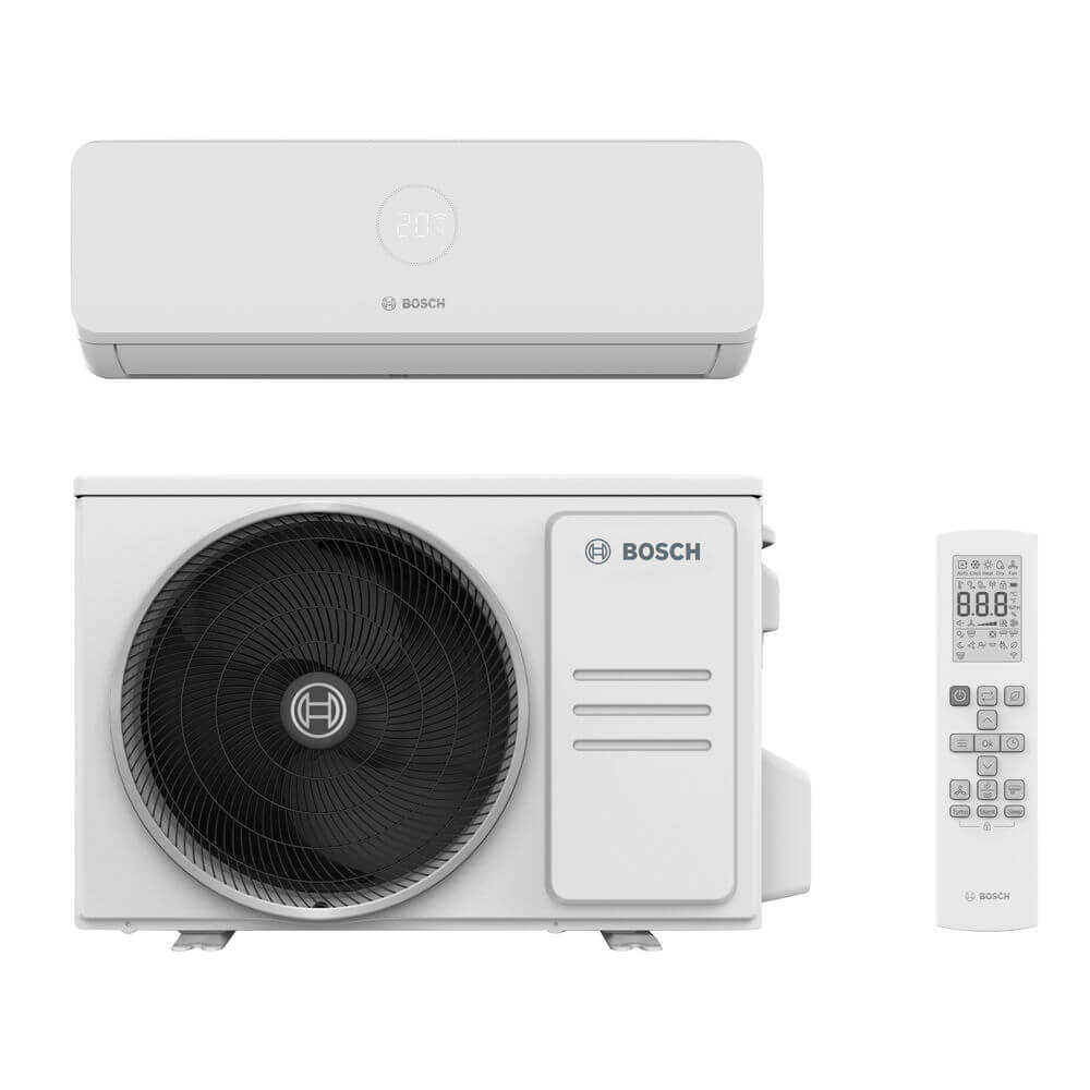 Bosch Single-Split-Klimagerät CL3200i-Set 26 WE Außen- und Inneneinheit, 2,6 kW