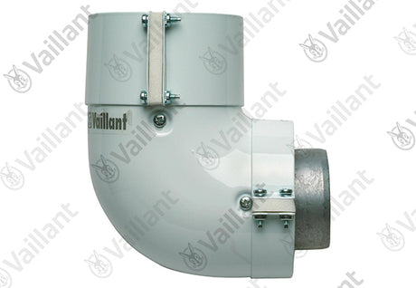 Vaillant Ersatzteil Bogen, 90 Grad für Anschlusssets System 63/96 Alu, Brennwertsystem 63/96 Alu | Art.-Nr. 284733