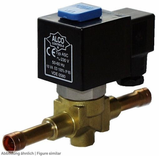 Zweiwege-Magnetventil Alco 200RB 6T4 12mm löt, NC, ohne Spule