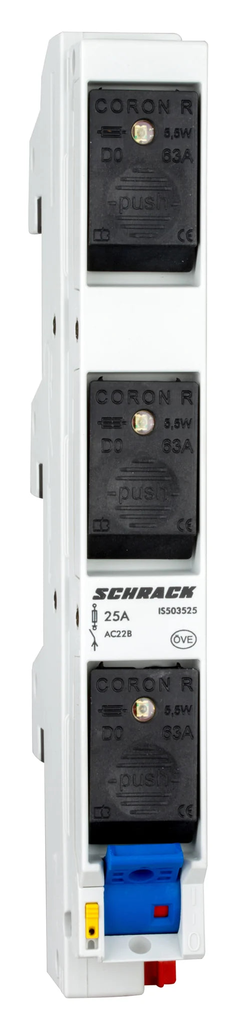 CORON R Lasttrennschalter D02, 3-polig, 25A fix