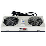 Dachlüfter IP54, 1x Lüfter, Schalter, Thermostat RAL7035