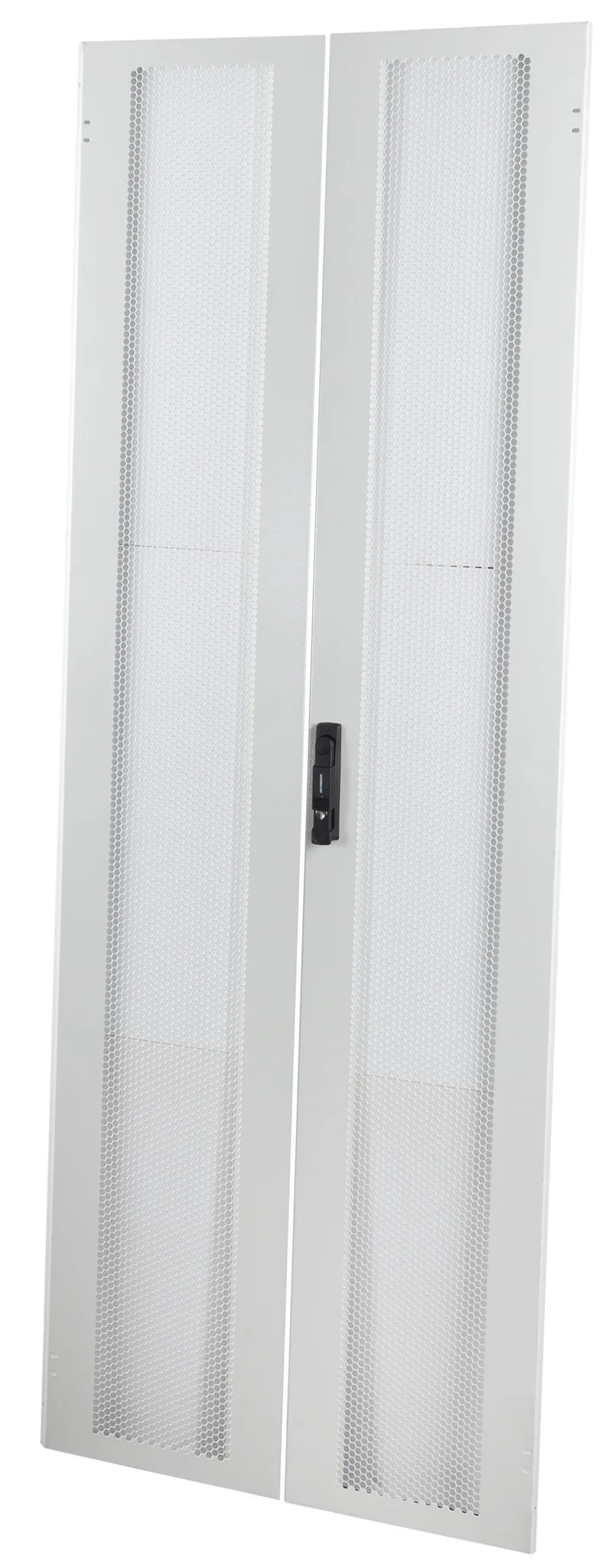 Doppel-Tür Metall perforiert 80% f. S-RACK 26HE B800 RAL7035