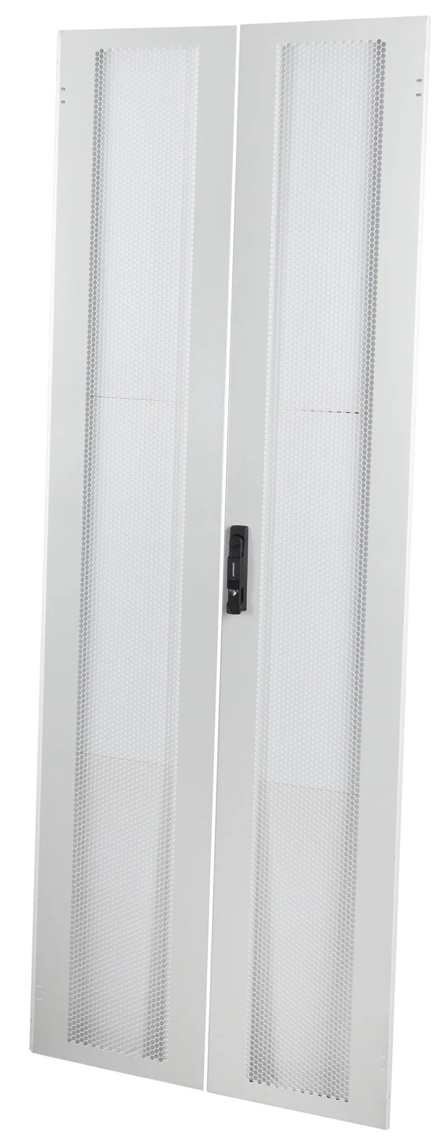 Doppel-Tür Metall perforiert 80% f. S-RACK 26HE B800 RAL7035